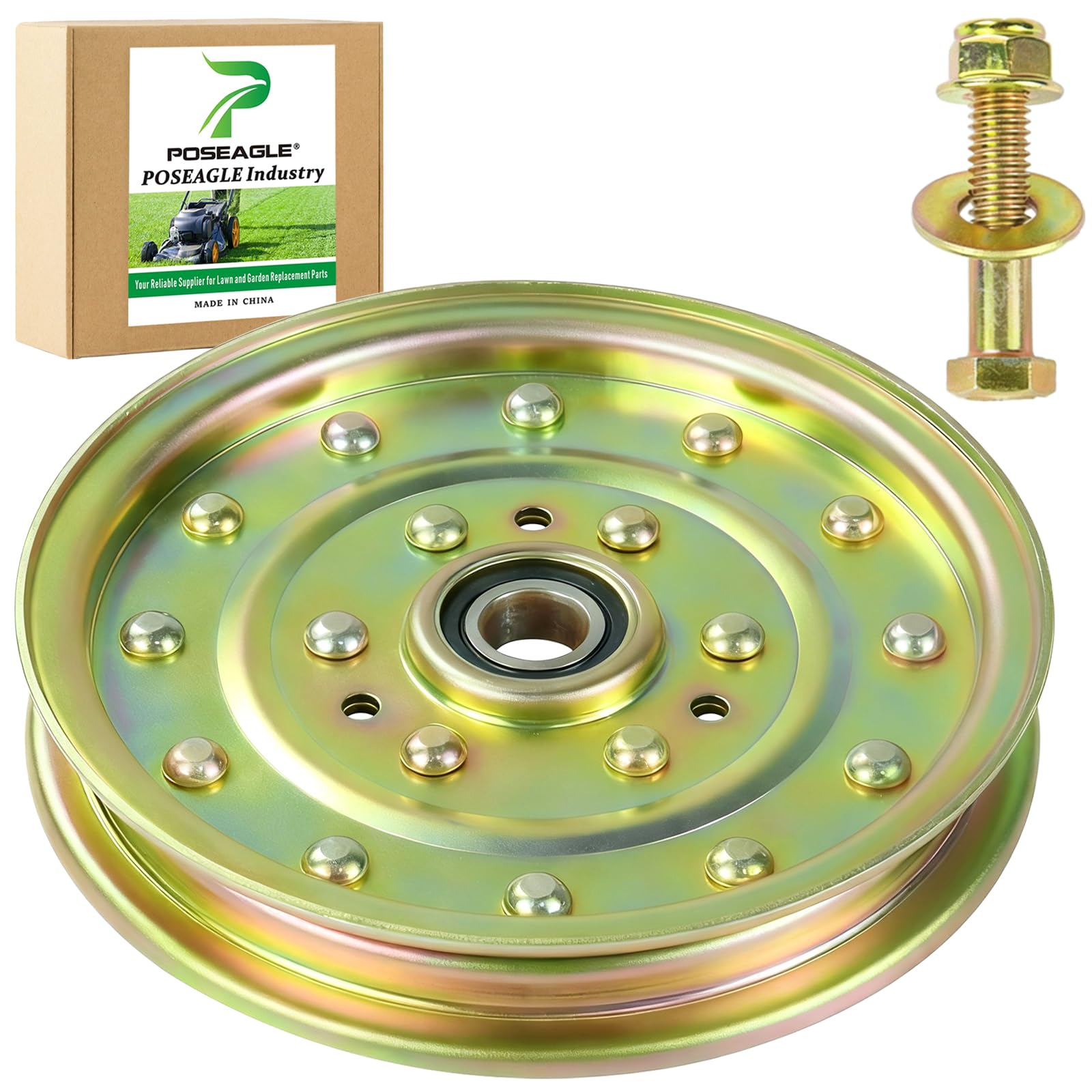 POSEAGLE 1-633109 Idler Pulley Replaces 132-9424 A1 1x1-633109